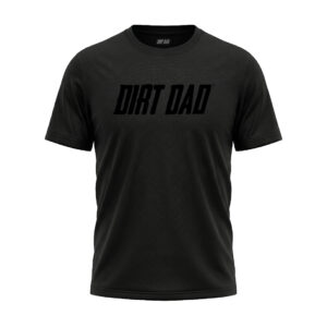 Camiseta de poliamida Dirt Dad - All Black
