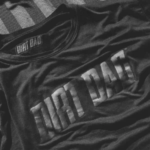 Camiseta de poliamida Dirt Dad - All Black