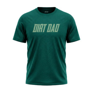 Camiseta de poliamida Dirt Dad - All Green