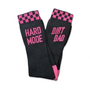 Meia Hard Mode - Preta e Rosa